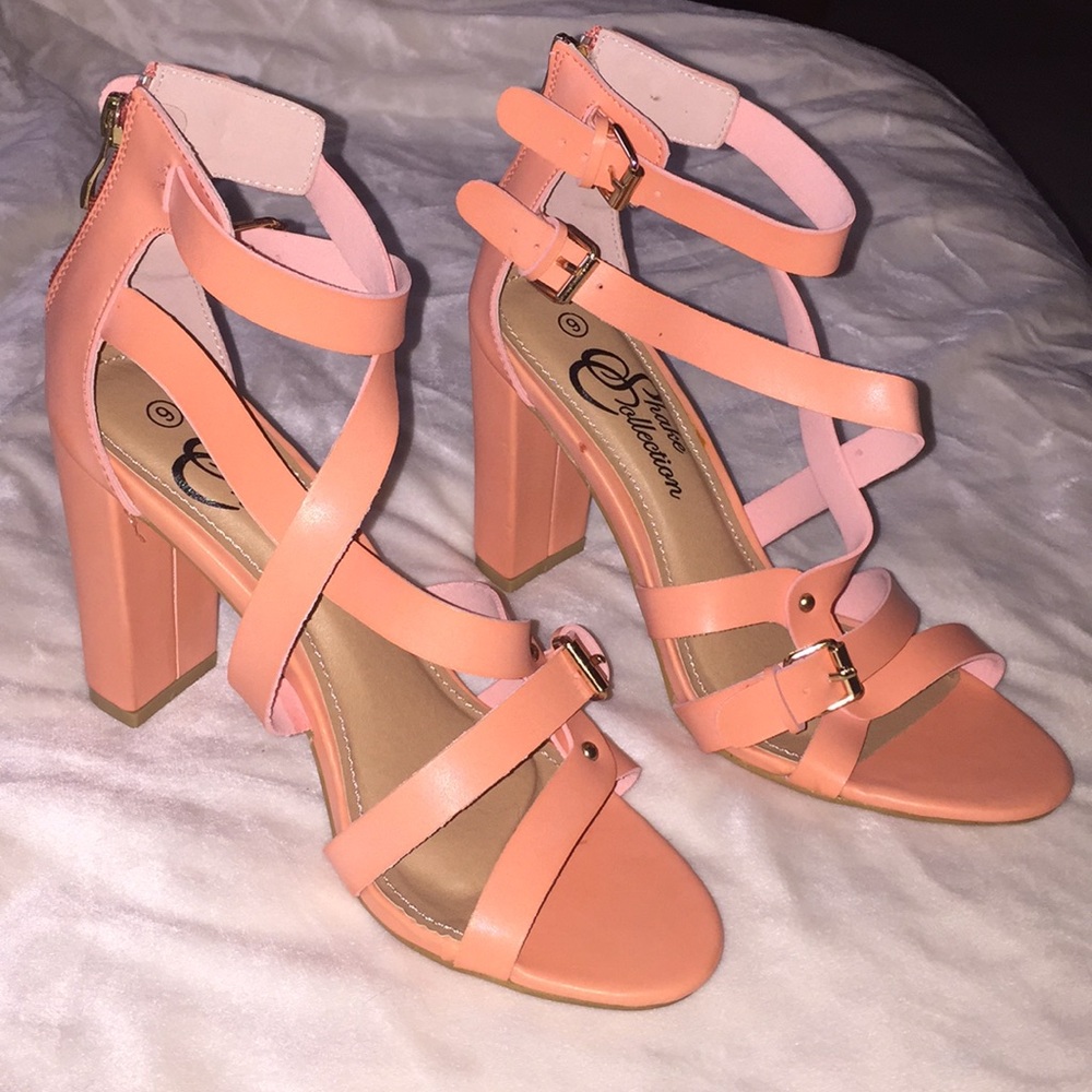 Coral heels